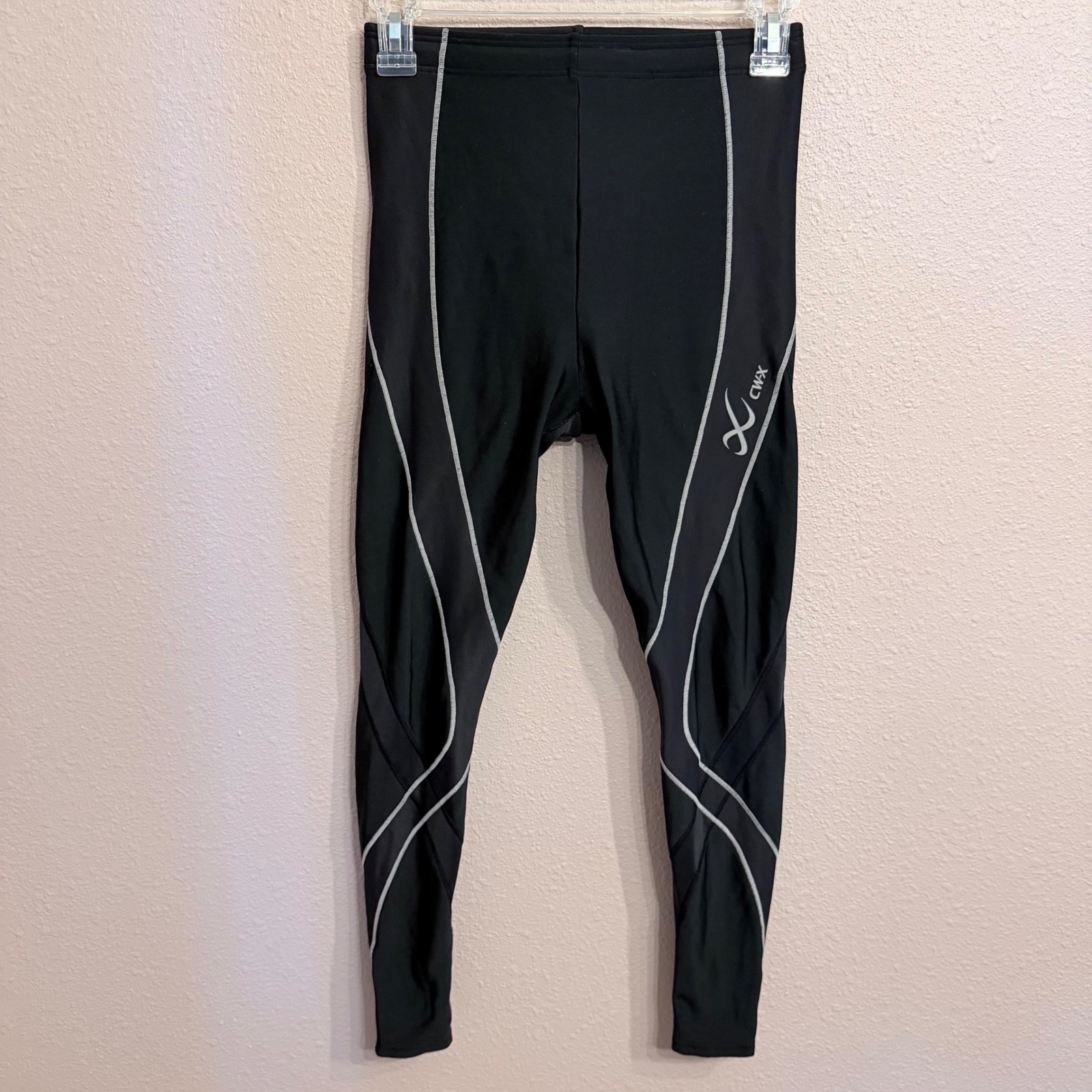 Cw-X Stabilyx Compression Tights Womens Medium Black Joint Support Leggings